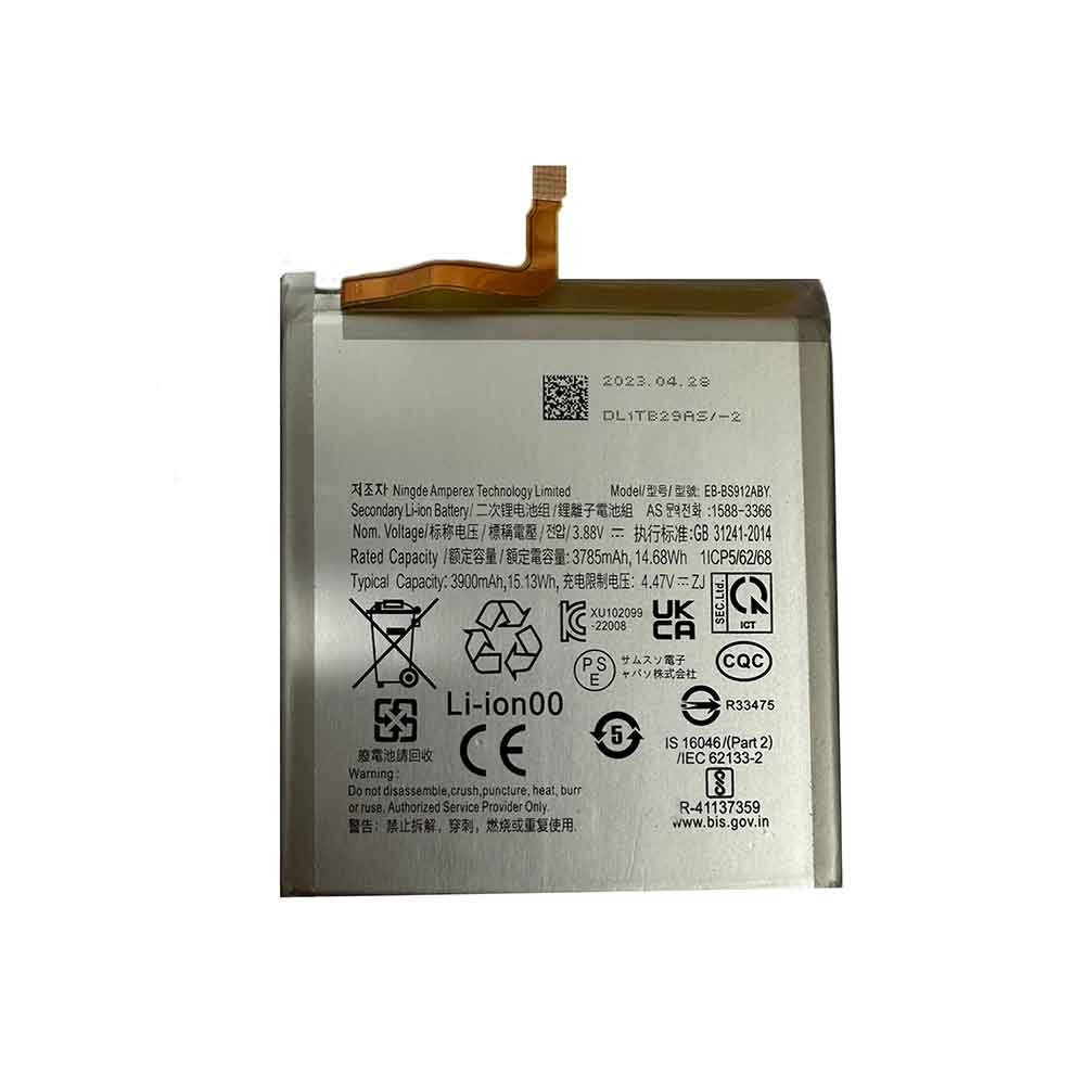 Batterie pour 3900mAh 3.88V EB-BS912ABY