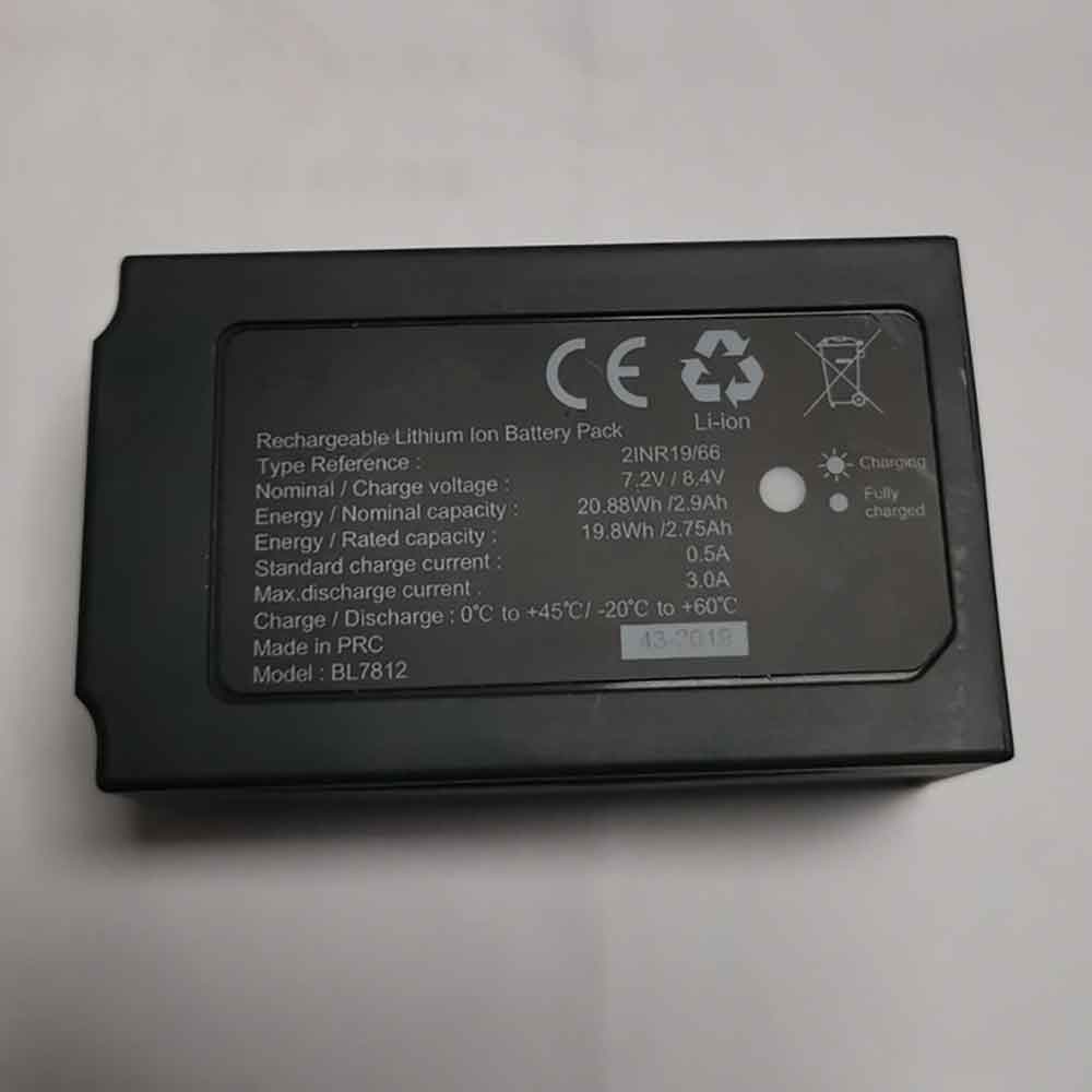 Batterie pour 2750mAh 7.2V BL7812