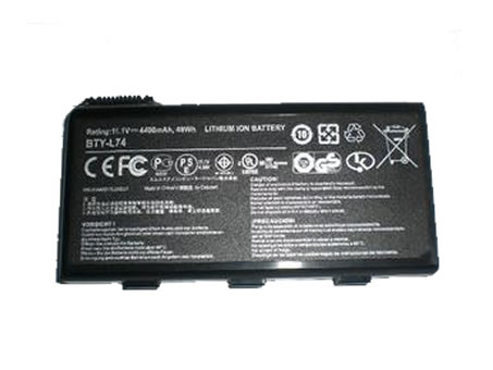 Batterie 91NMS17LD4SU1|MSI 91NMS17LD4SU1 Batterie PC portable pour MSI  A5000 A6000 CX600 CX700 série
