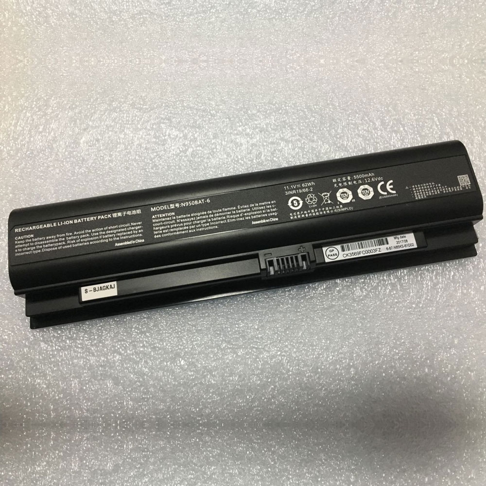 Batterie pour 62WH 11.1V N950BAT-6