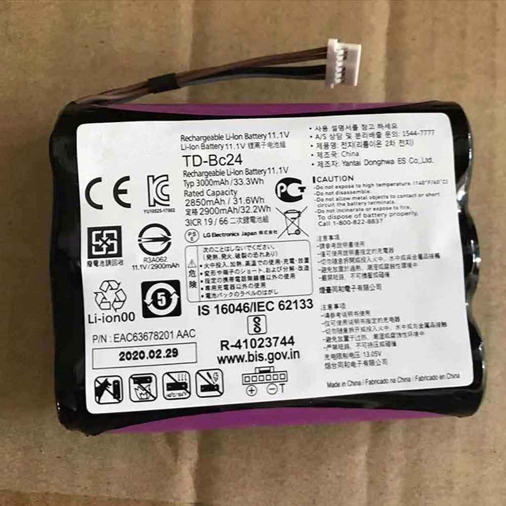Batterie pour 3000mAh 11.1V TD-Bc24LG