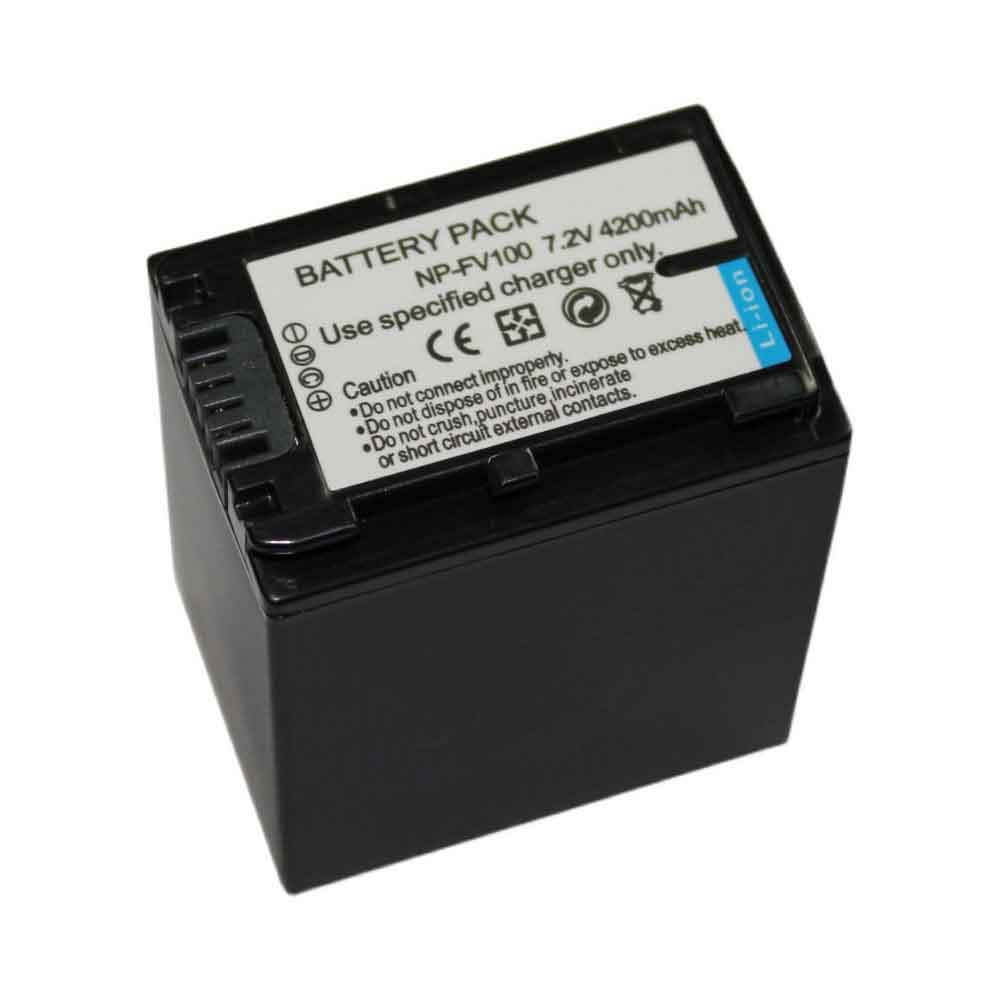 Batterie pour 4200mAh 7.2V NP-FV100