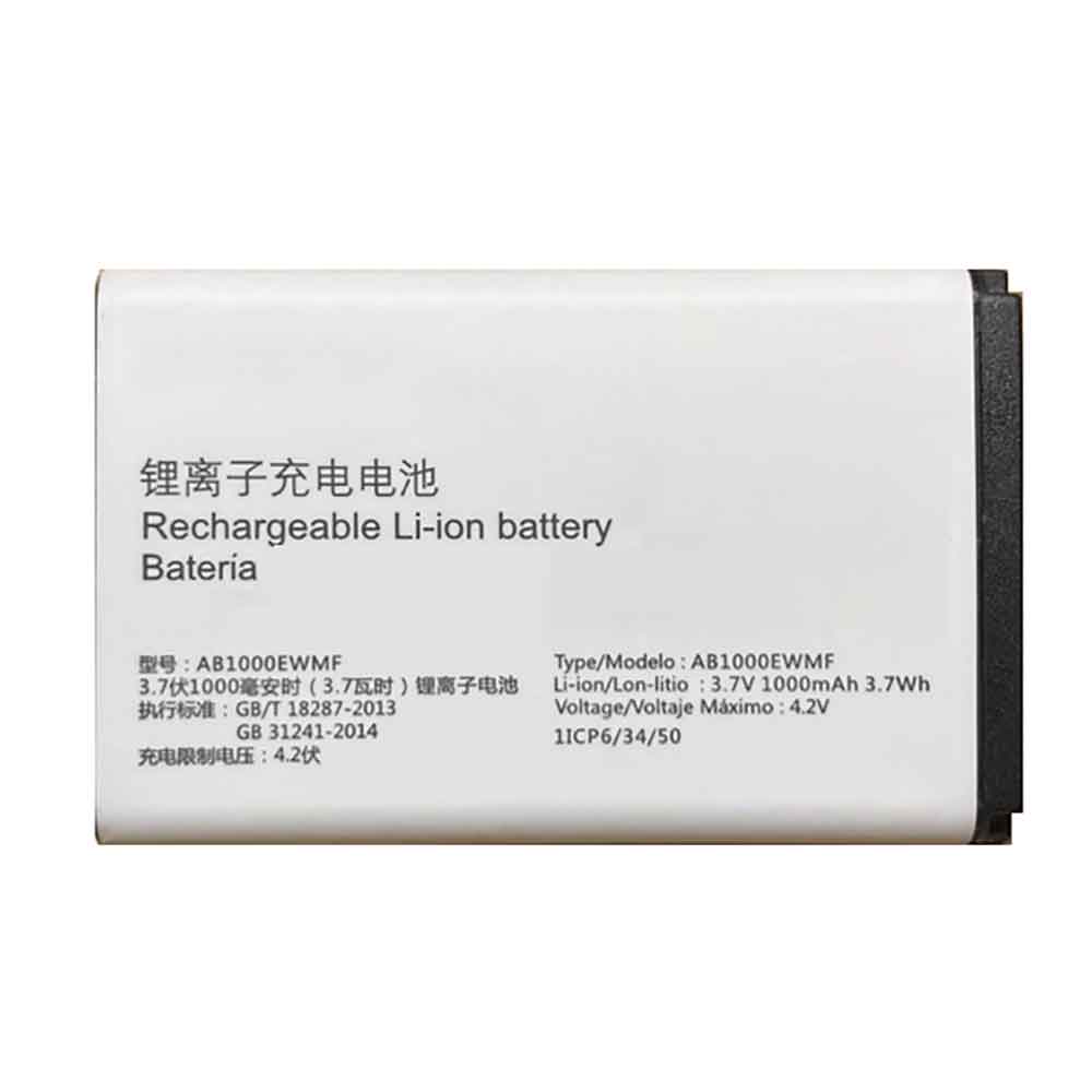 Batterie pour 1000mAh 3.7V AB1000EWMF